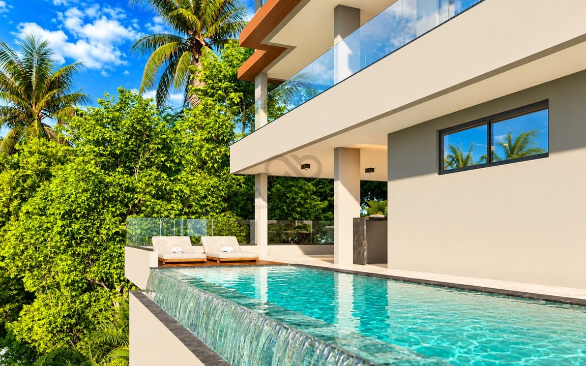 Moradia tropical moderna com piscina infinita.jpg
